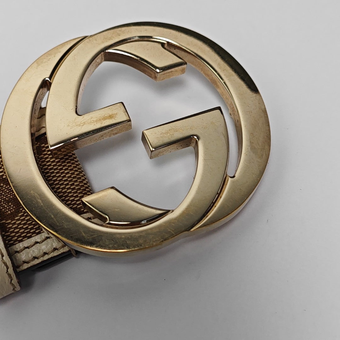 Fabric Belt Beige