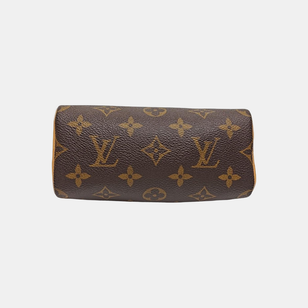 SPEEDY Nano Monogram Coated Canvas Brown