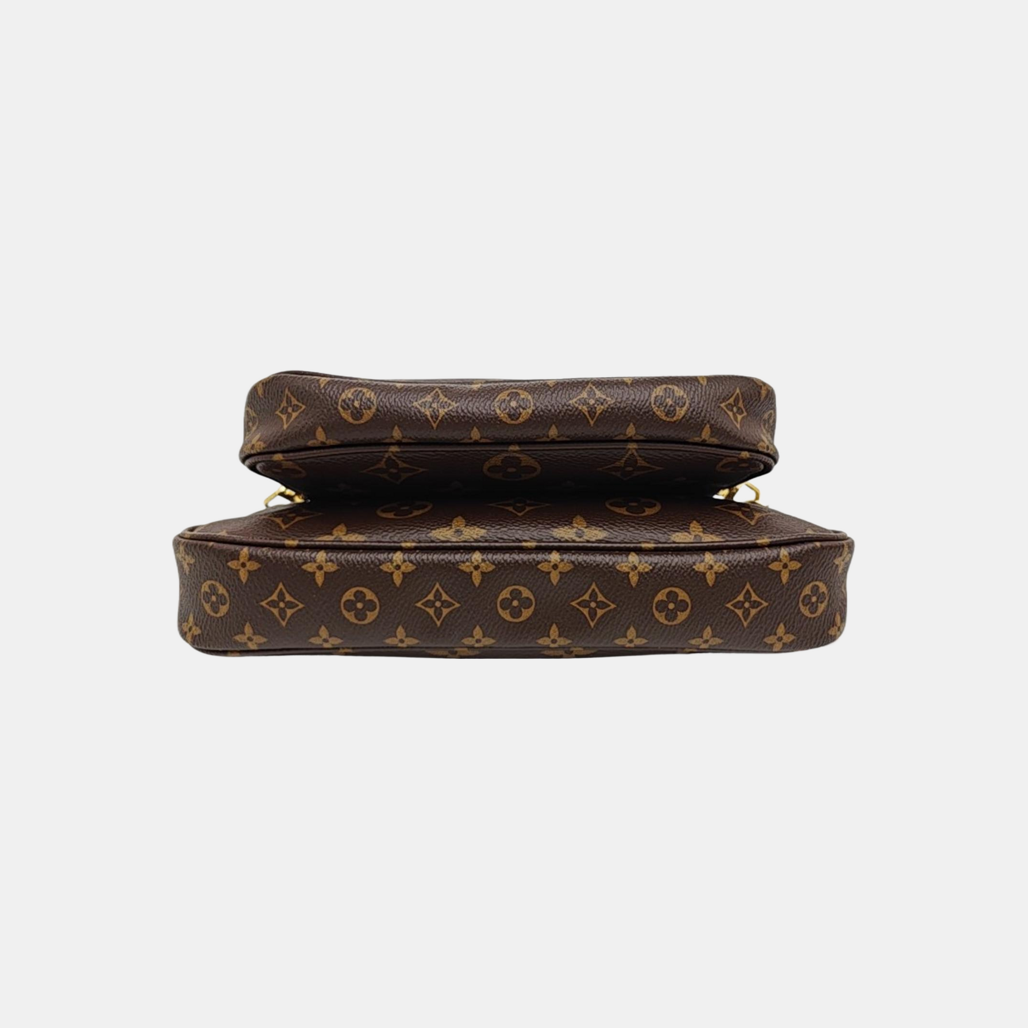 MULTI Monogram Coated Canvas Brown