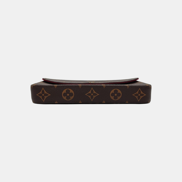FÉLICIE Monogram Coated Canvas Brown