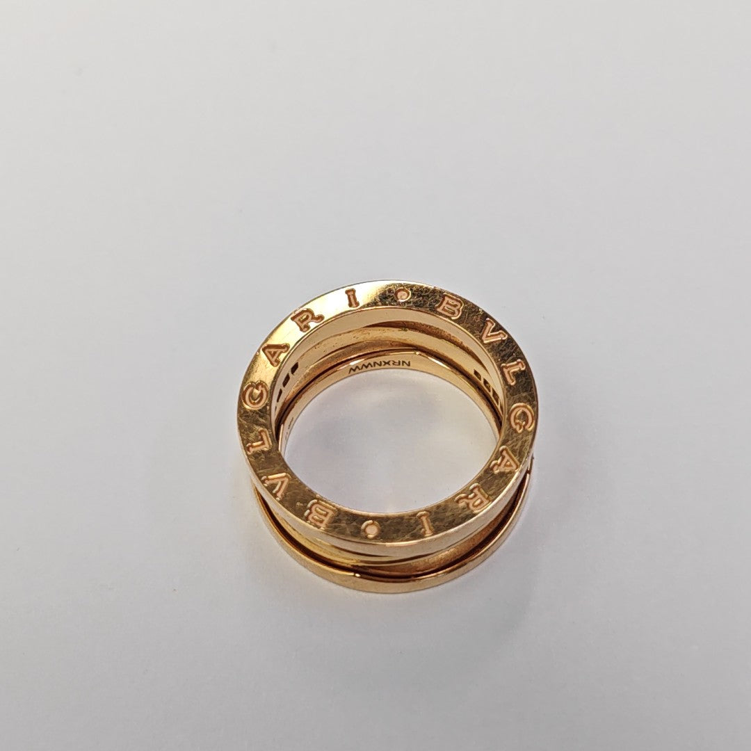 B.ZERO1 18k Rose Gold Ring EU 52