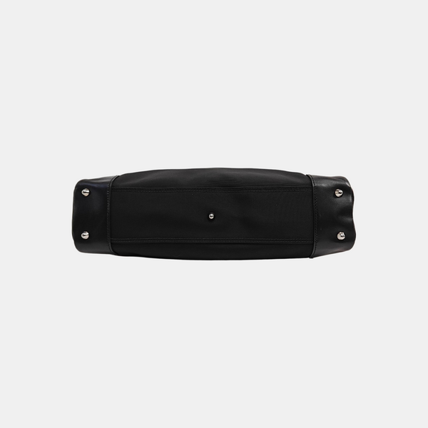 Canvas Top Handle Bag Black