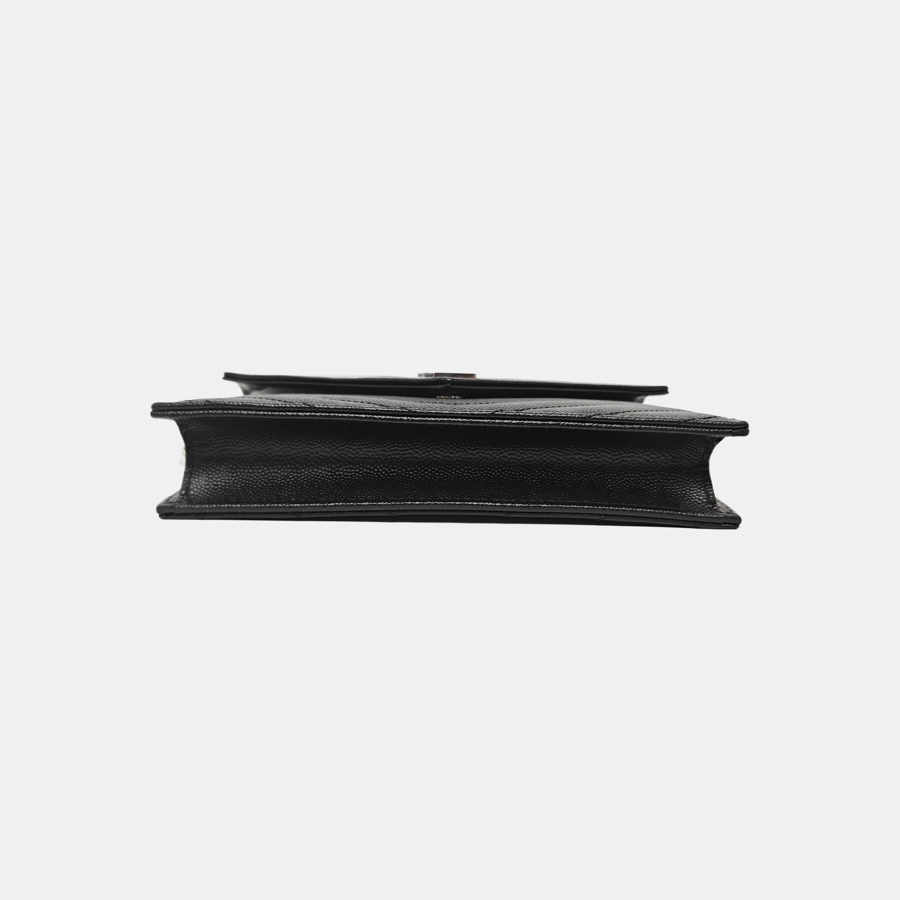 MONOGRAM Chevron Calfskin Black