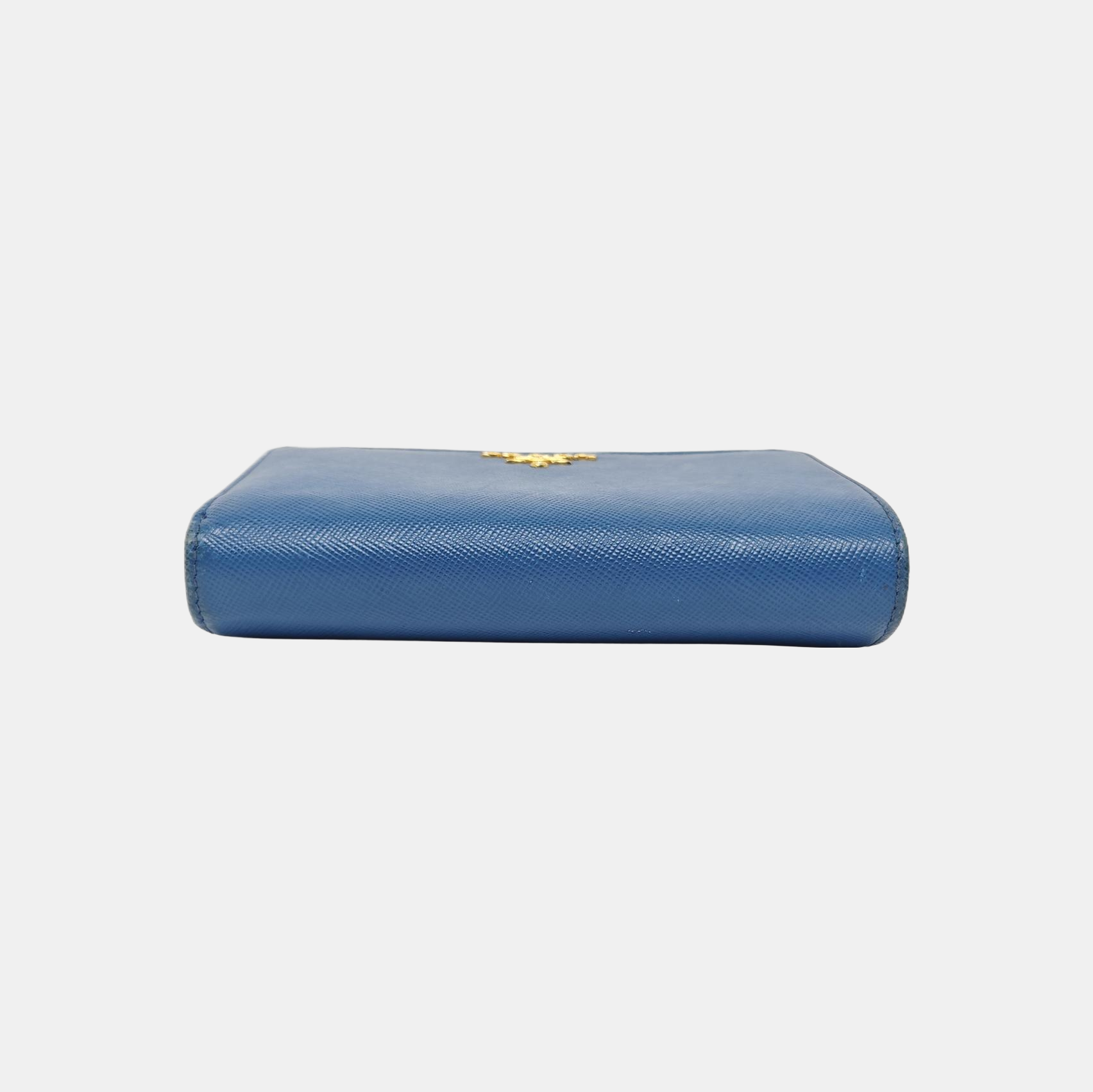 Saffiano Calfskin Card Holder Blue