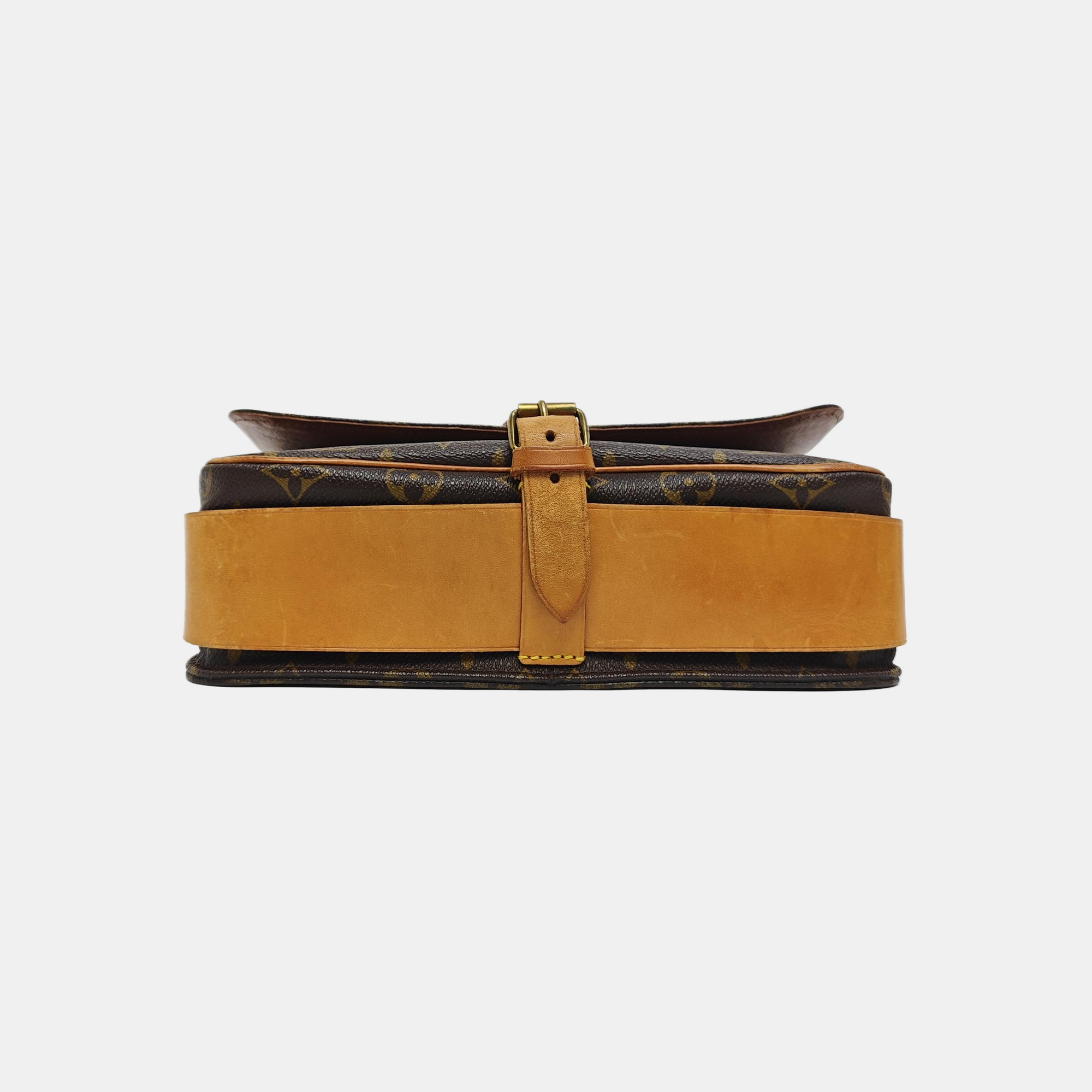 CARTOUCHIERE GM Monogram Coated Canvas Brown