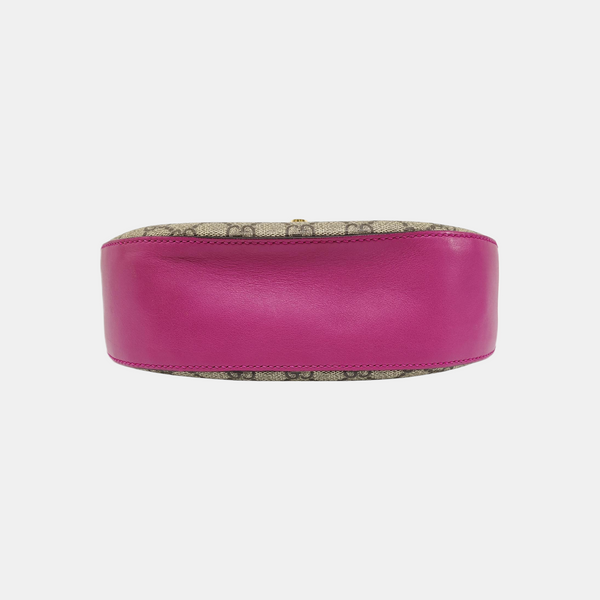 Padlock Medium Monogram Coated Canvas Multicolor