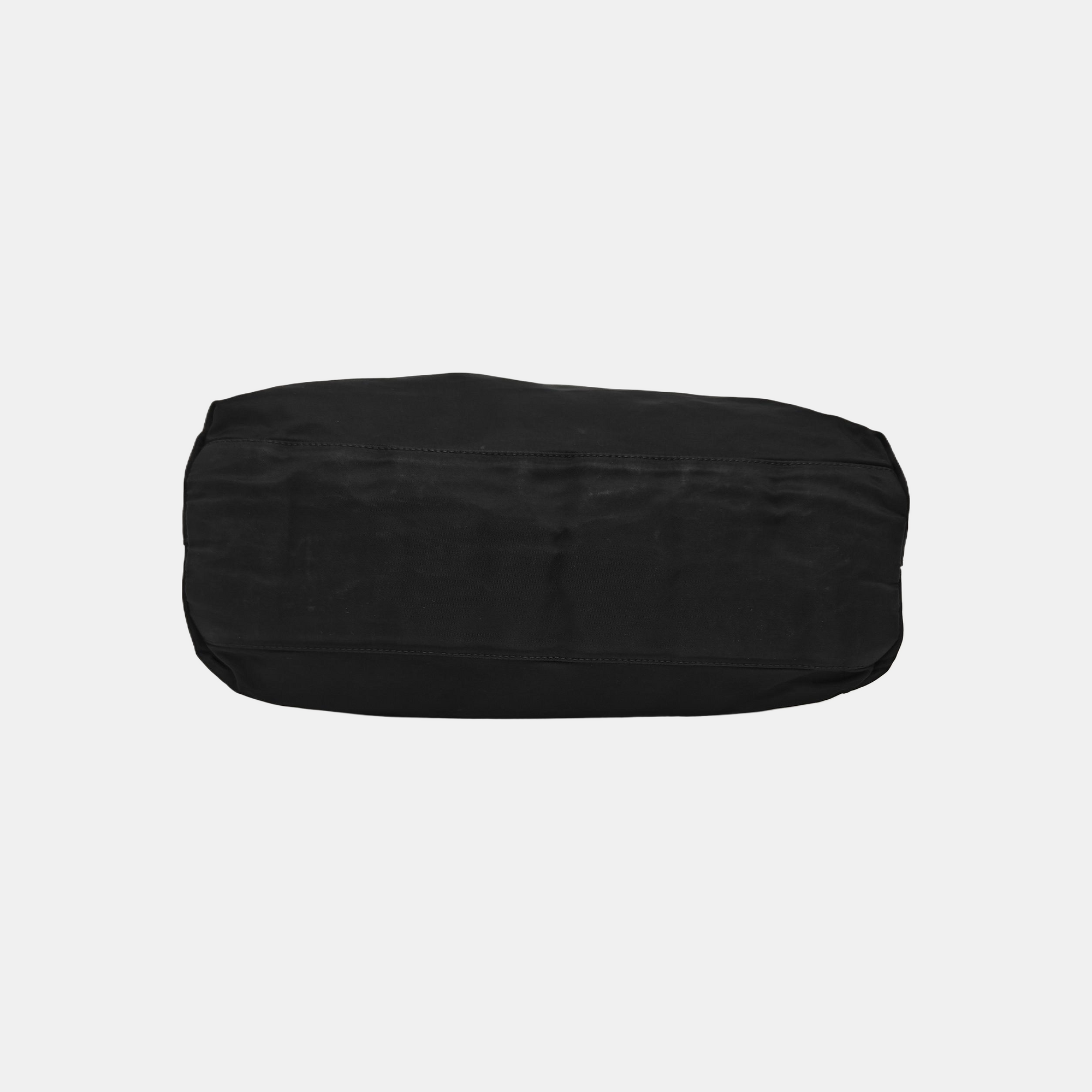 Nylon Shoulder Bag Black
