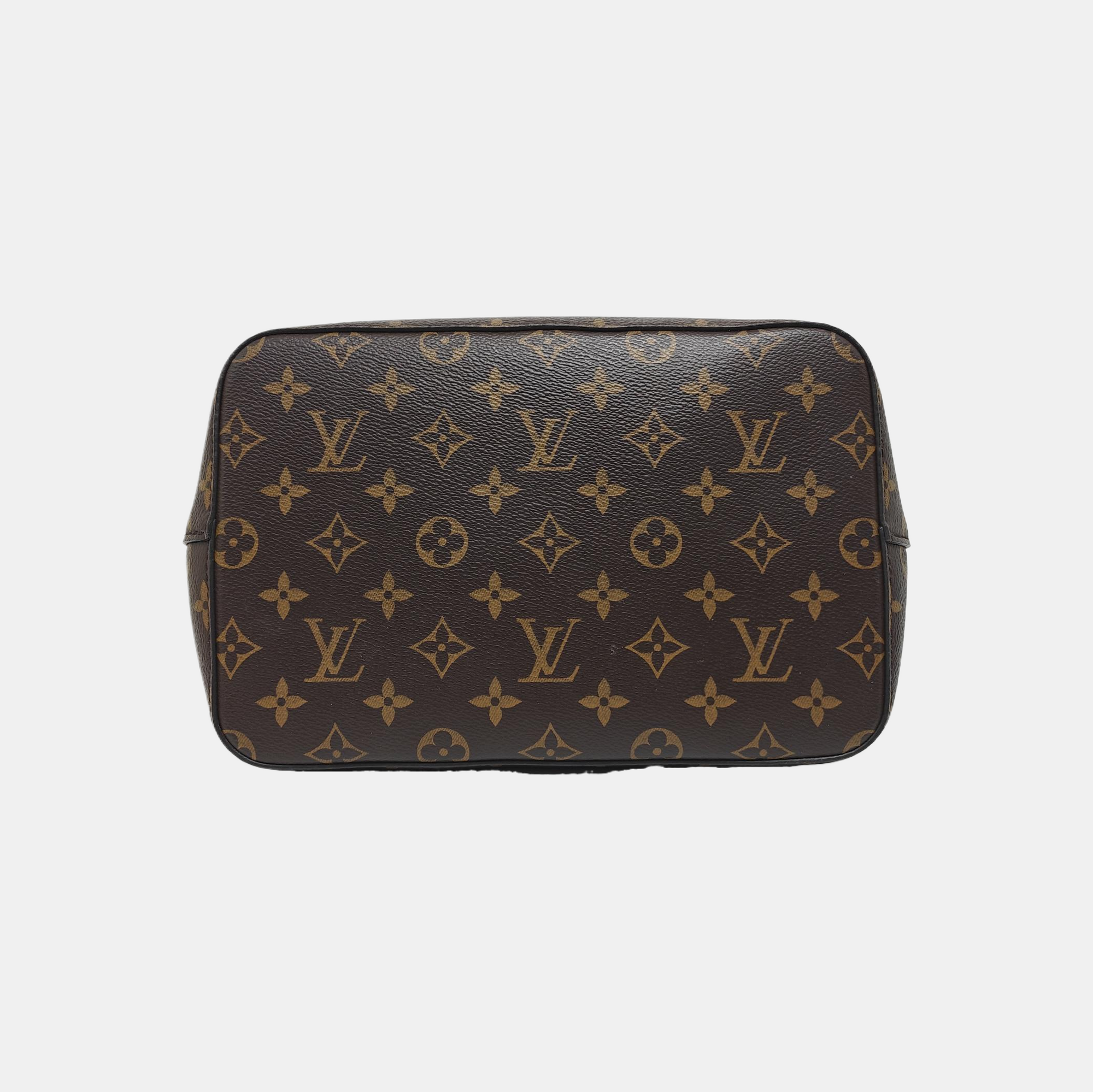 NÉONOÉ MM Monogram Coated Canvas Brown