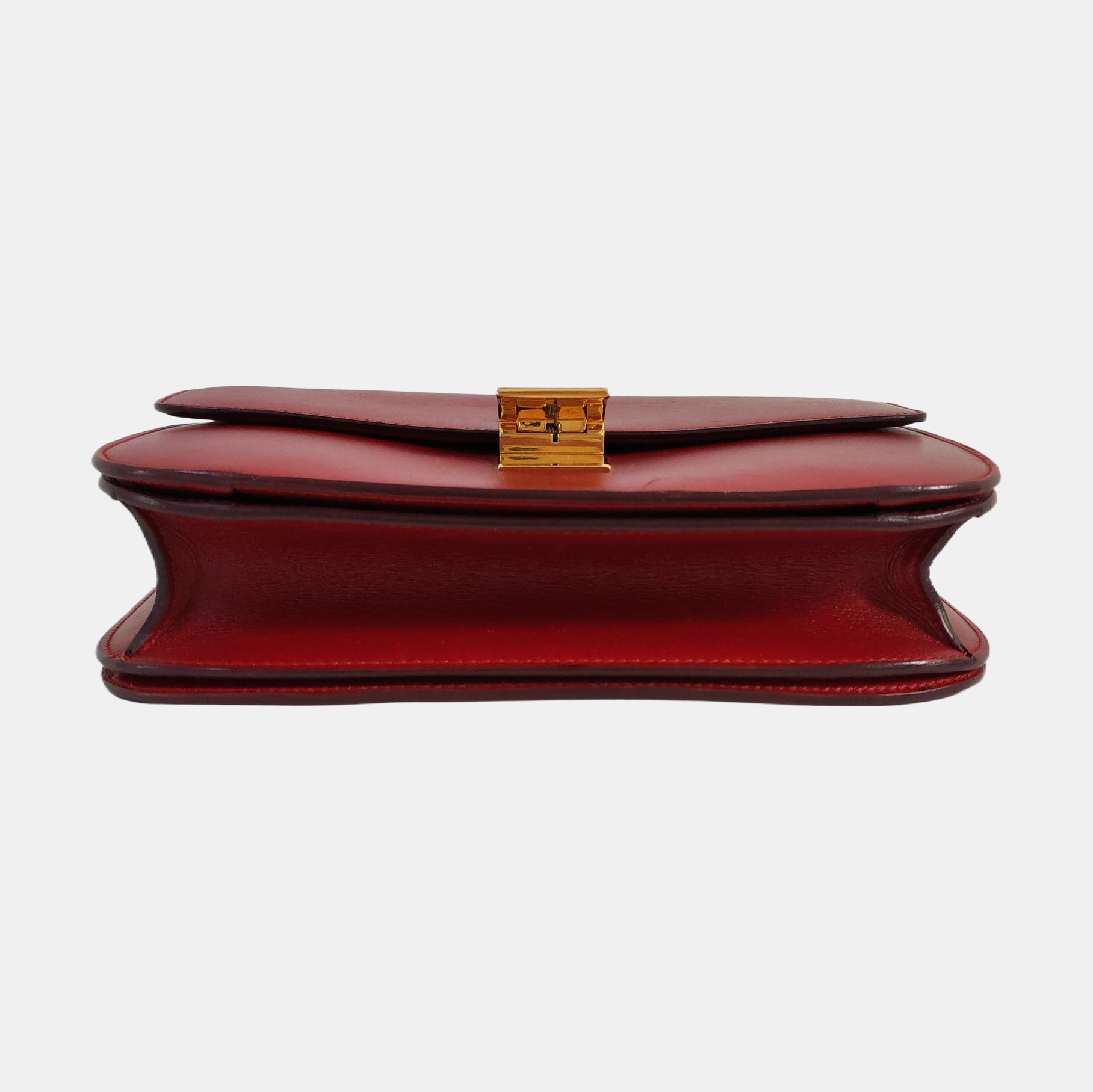 CLASSIC BOX Medium Calfskin Red
