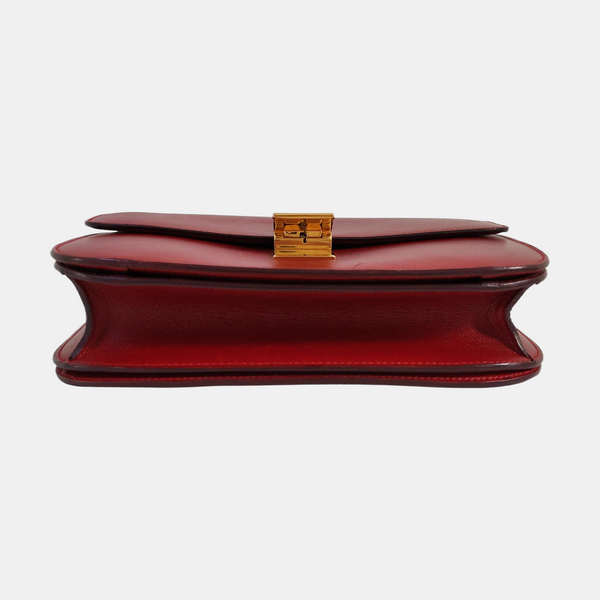 CLASSIC BOX Medium Calfskin Red
