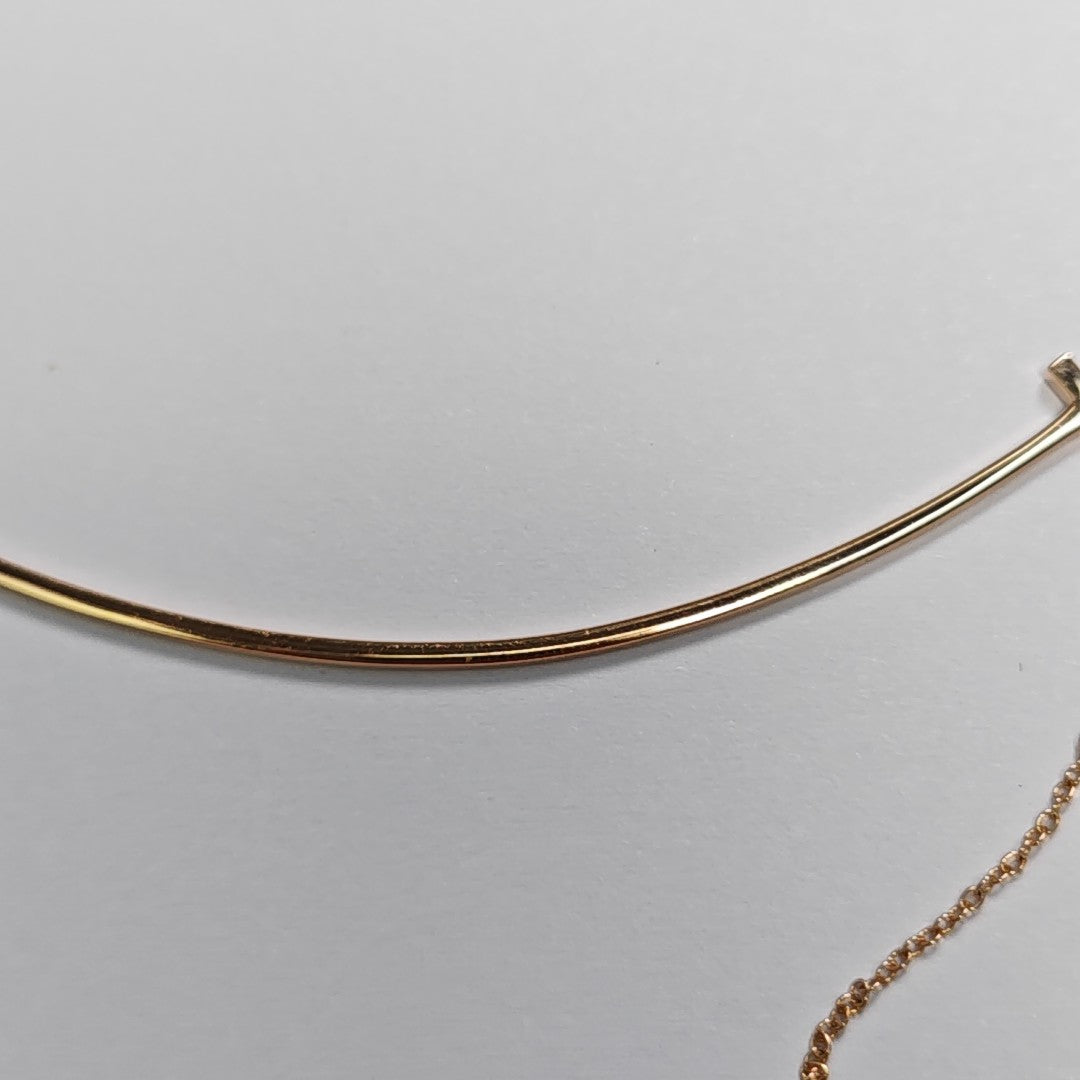 Tiffany T 18k Rose Gold Necklace