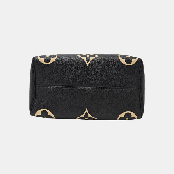 SPEEDY 25 Monogram Calfskin Black