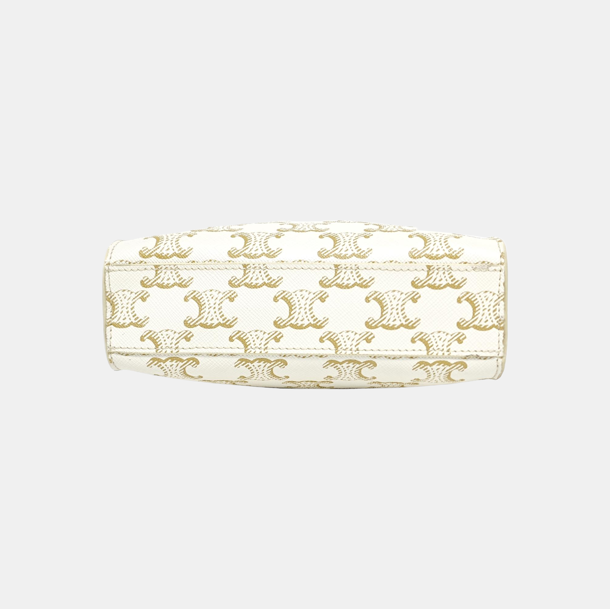 CABAS CELINE Mini Coated Canvas White
