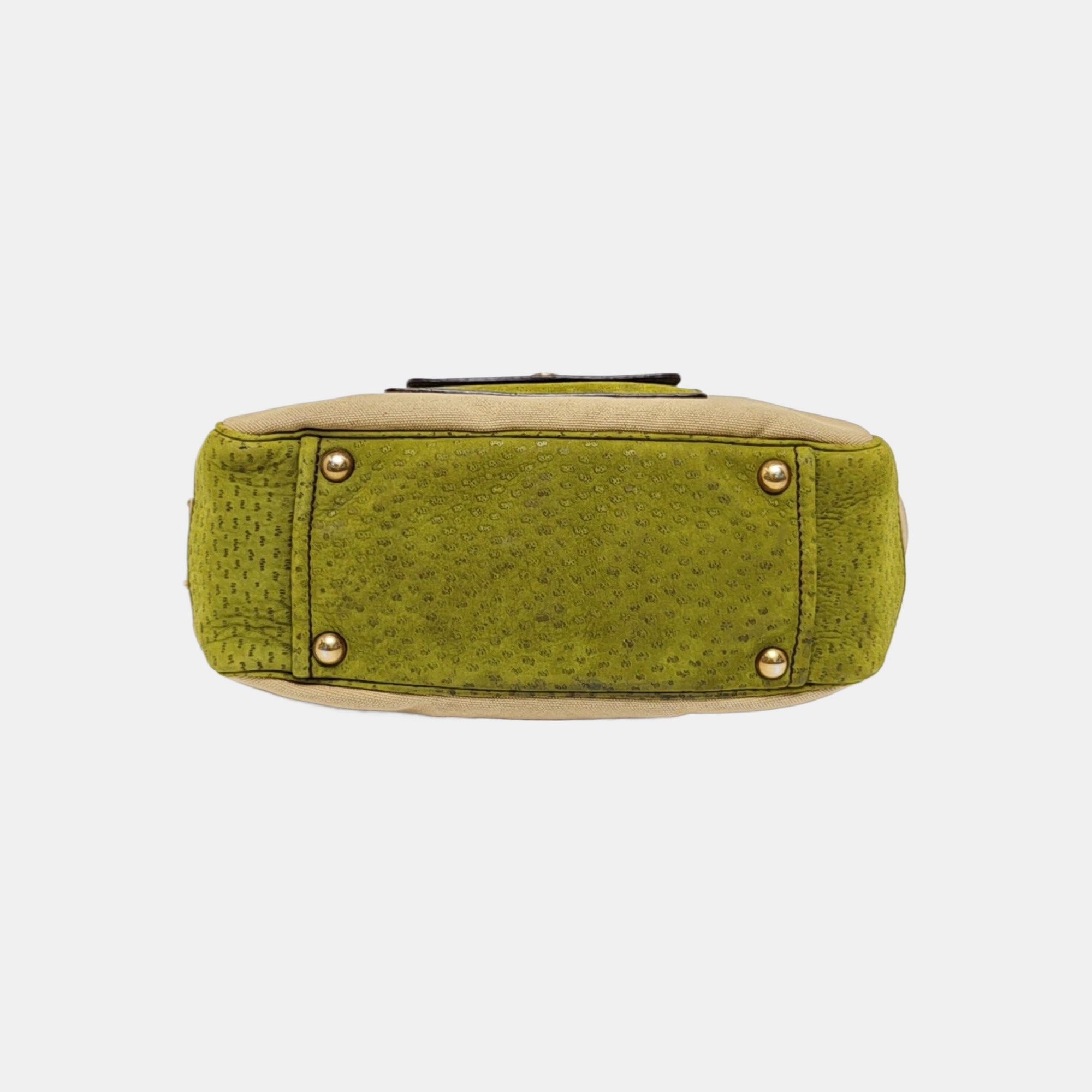 Canvas Top Handle Bag Multicolor