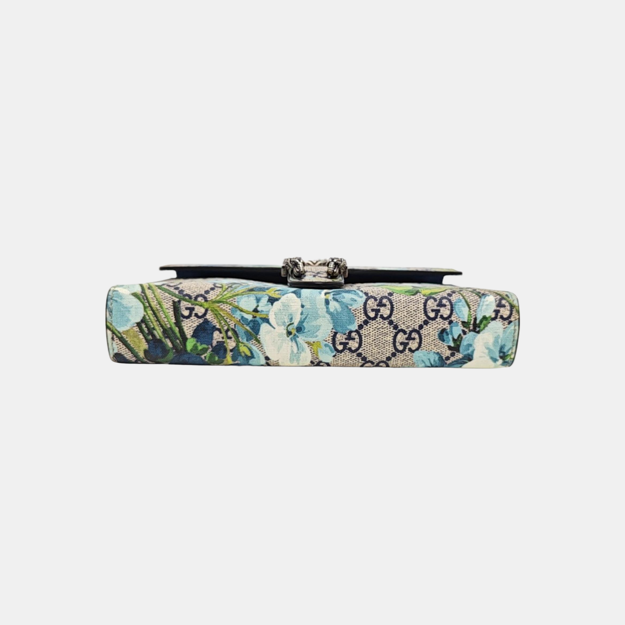 Dionysus Mini Monogram Coated Canvas Beige