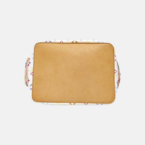 LV × TM NÉONOÉ MM Monogram Coated Canvas White