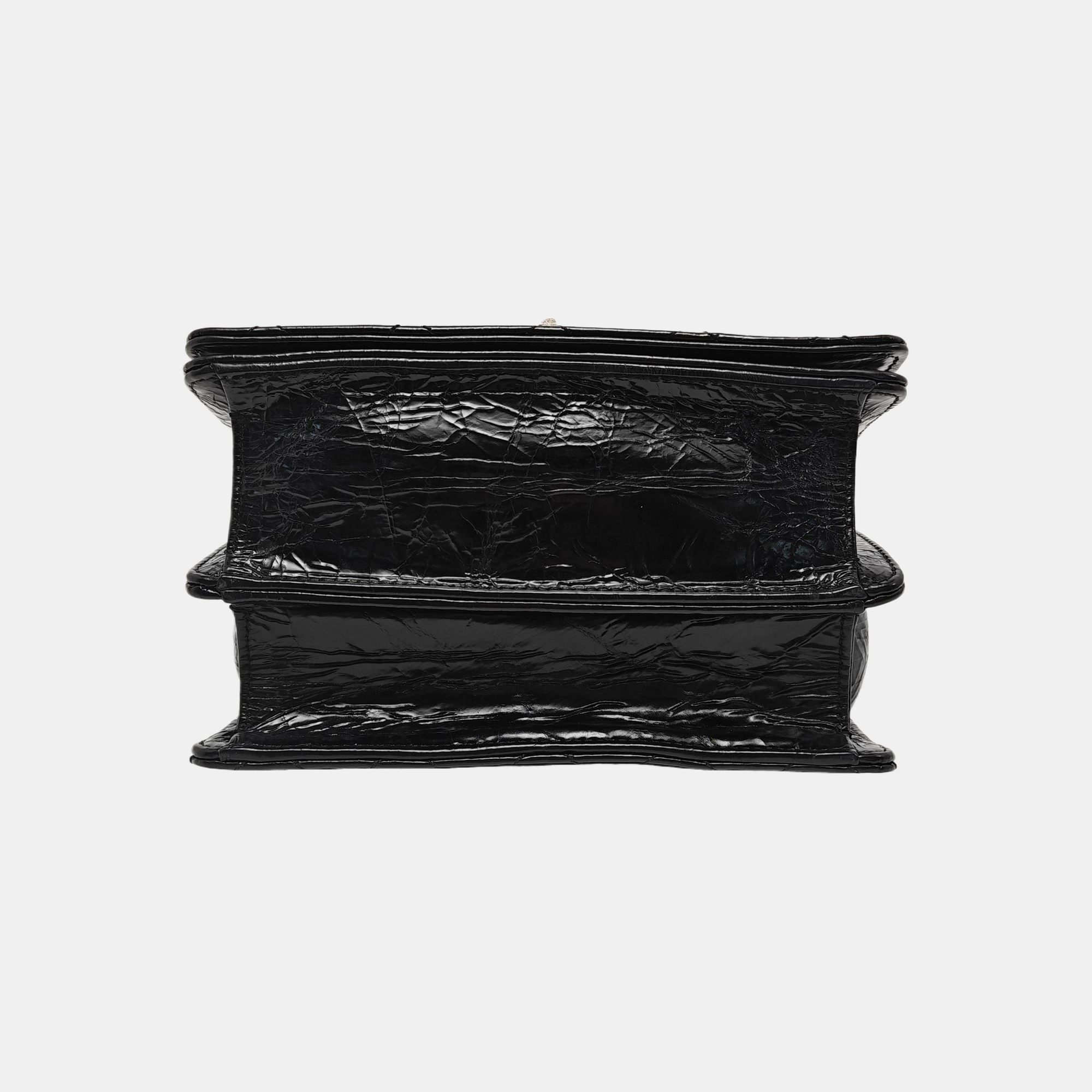 Authenticated pre-owned  2.55 Quilted Calfskin Black - Shoulder Bag at Looply