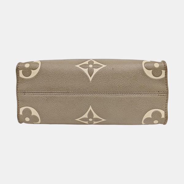ONTHEGO PM Monogram Calfskin Gray