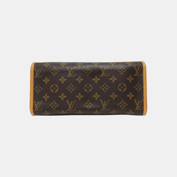 POPINCOURT Monogram Coated Canvas Brown