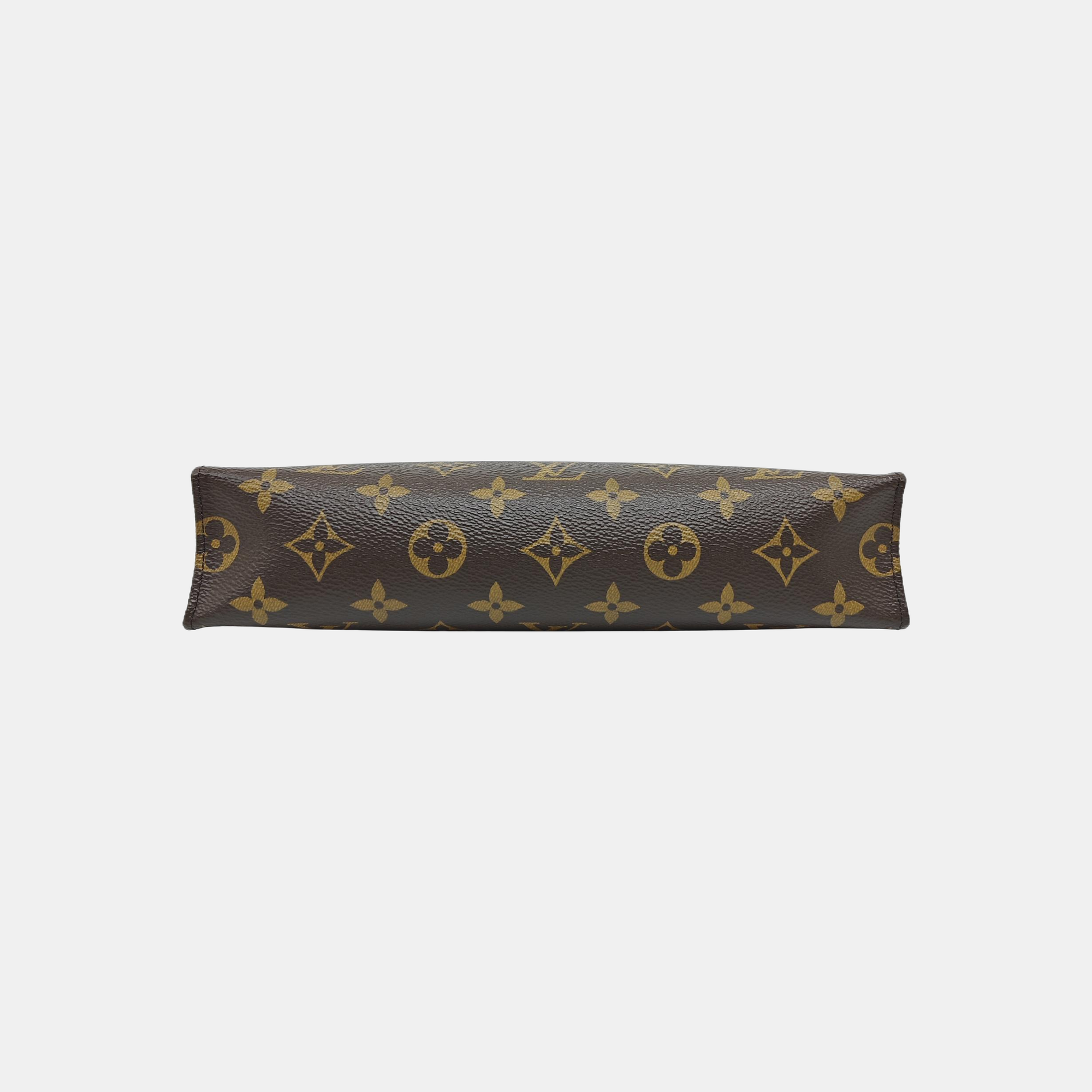 TOILET POCKET 26 Monogram Coated Canvas Brown