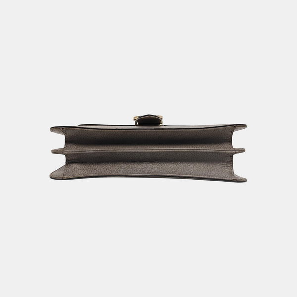 Interlocking G Large Calfskin Gray
