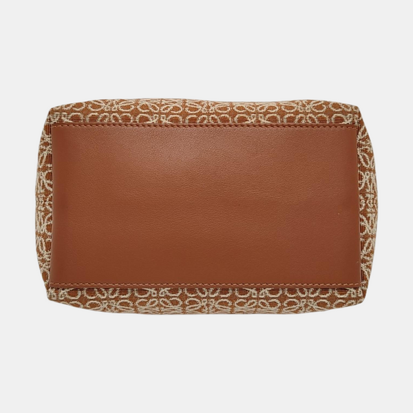 Monogram Canvas Top Handle Bag Brown