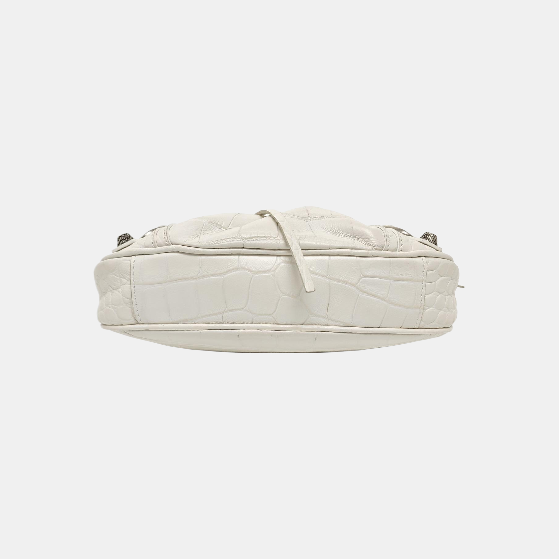 Le Cagole Mini Calfskin White