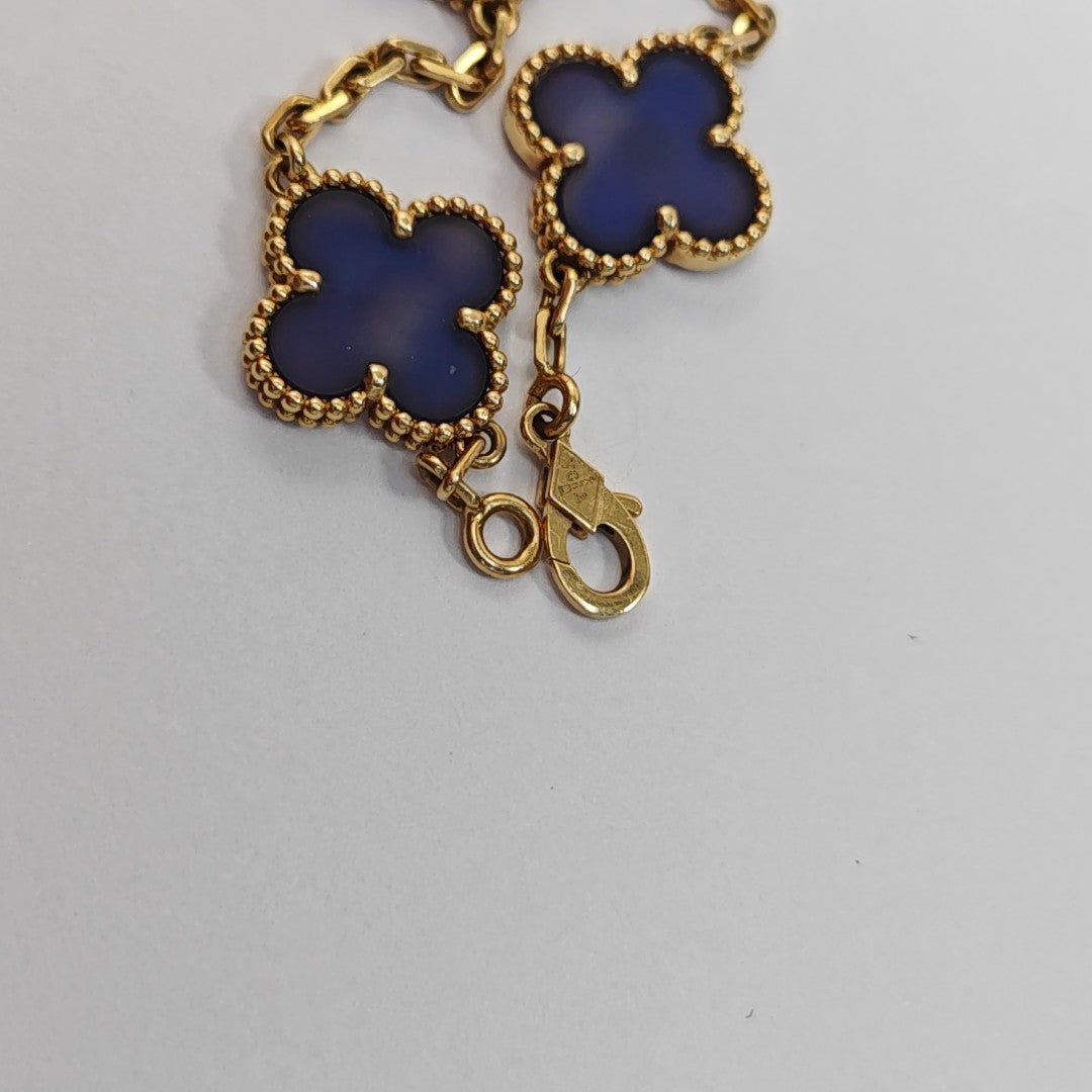 Vintage Alhambra 18k Gold Bracelet
