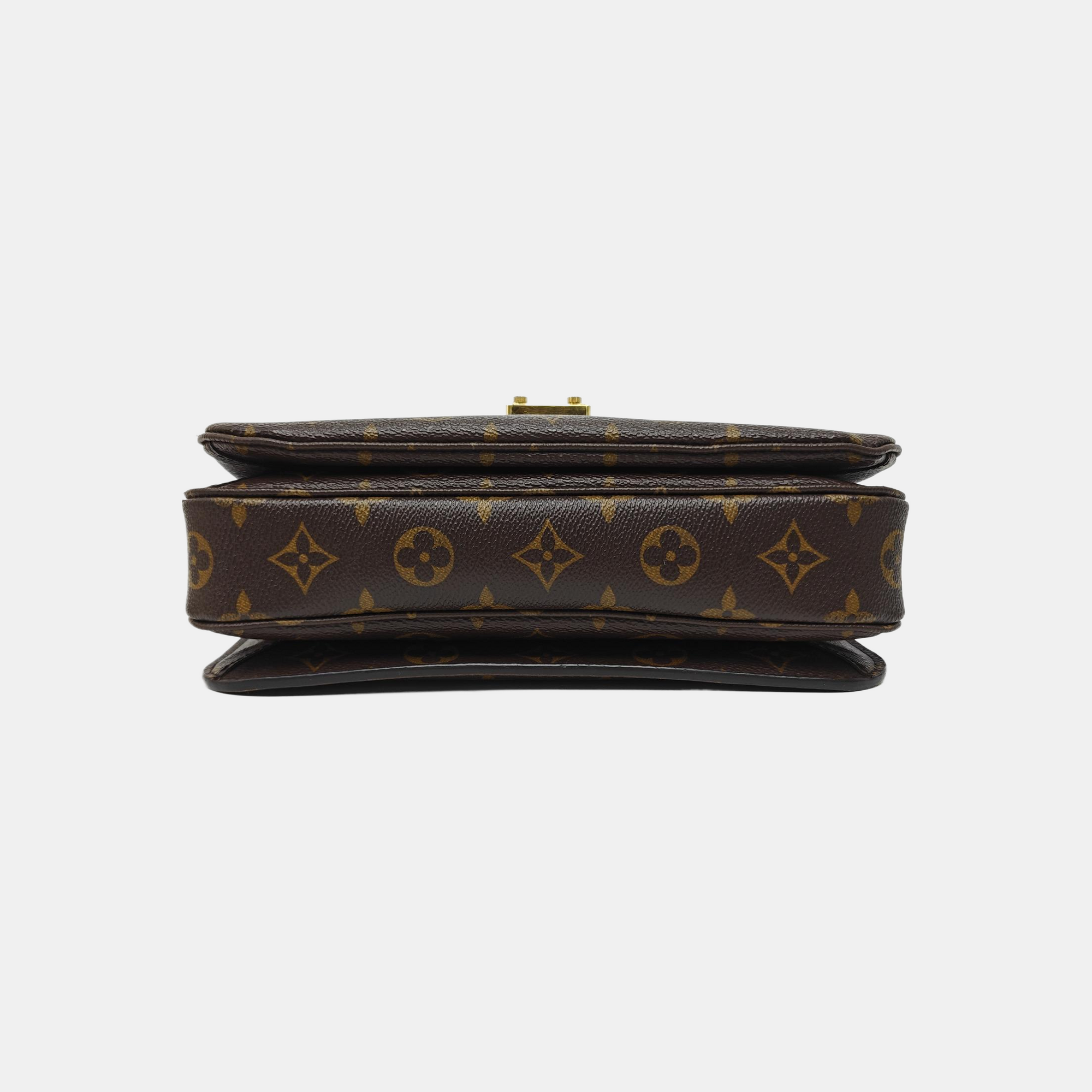 MÉTIS MM Monogram Coated Canvas Brown