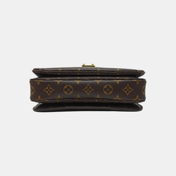 MÉTIS MM Monogram Coated Canvas Brown