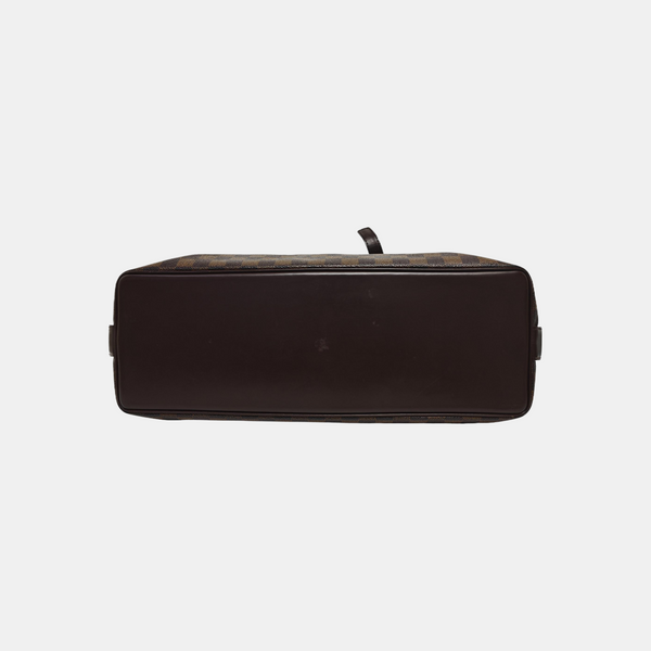 CHELSEA Damier Ebene Coated Canvas Brown