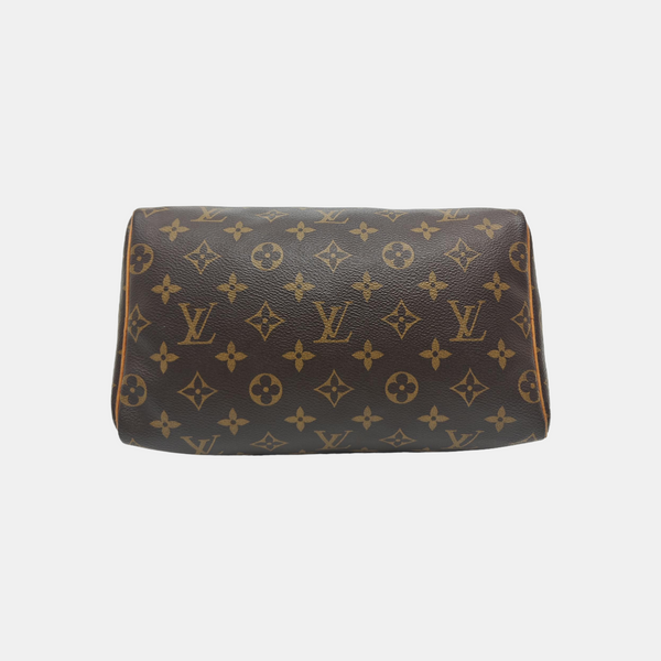 SPEEDY 25 Monogram Coated Canvas Brown