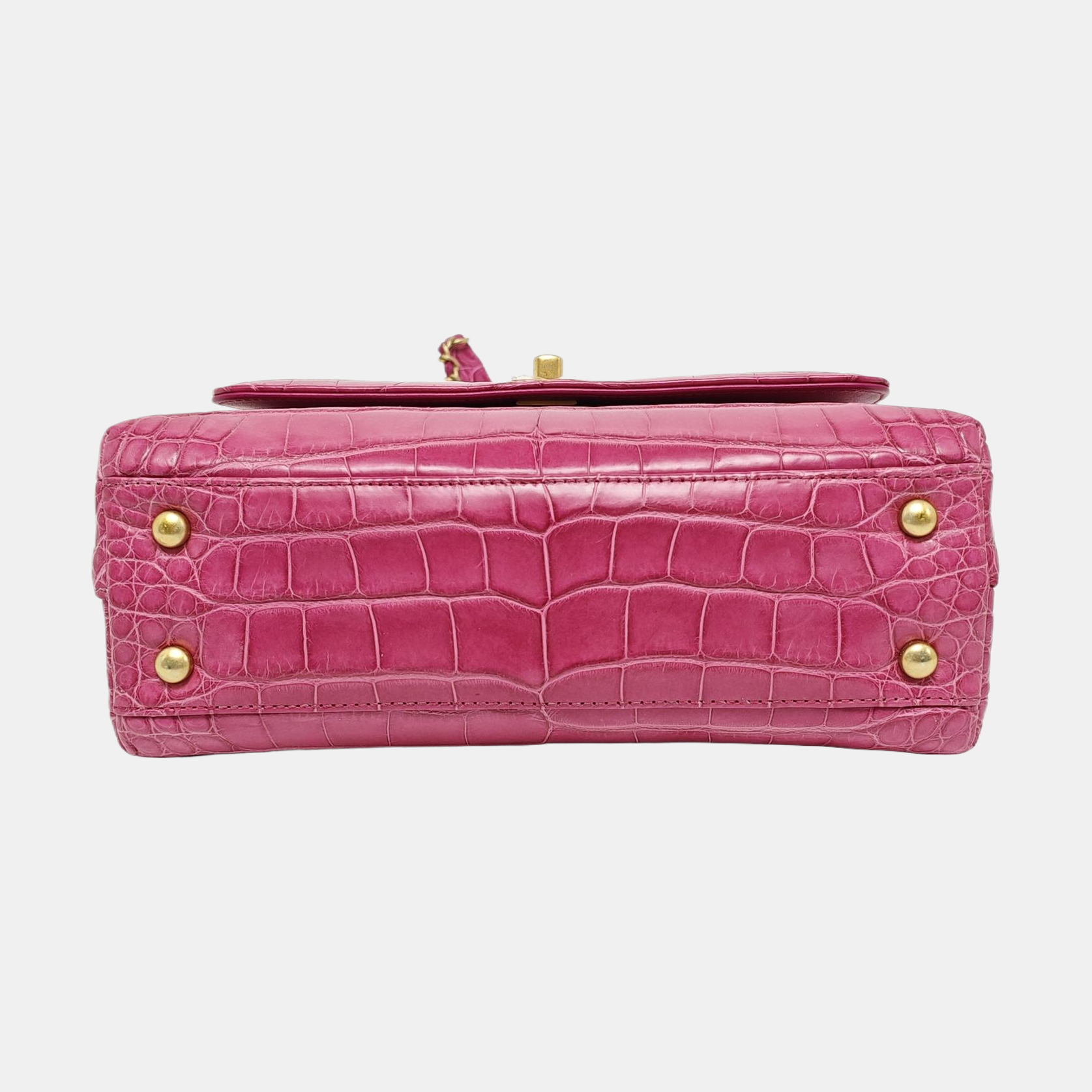 COCO HANDLE Small Crocodile Red