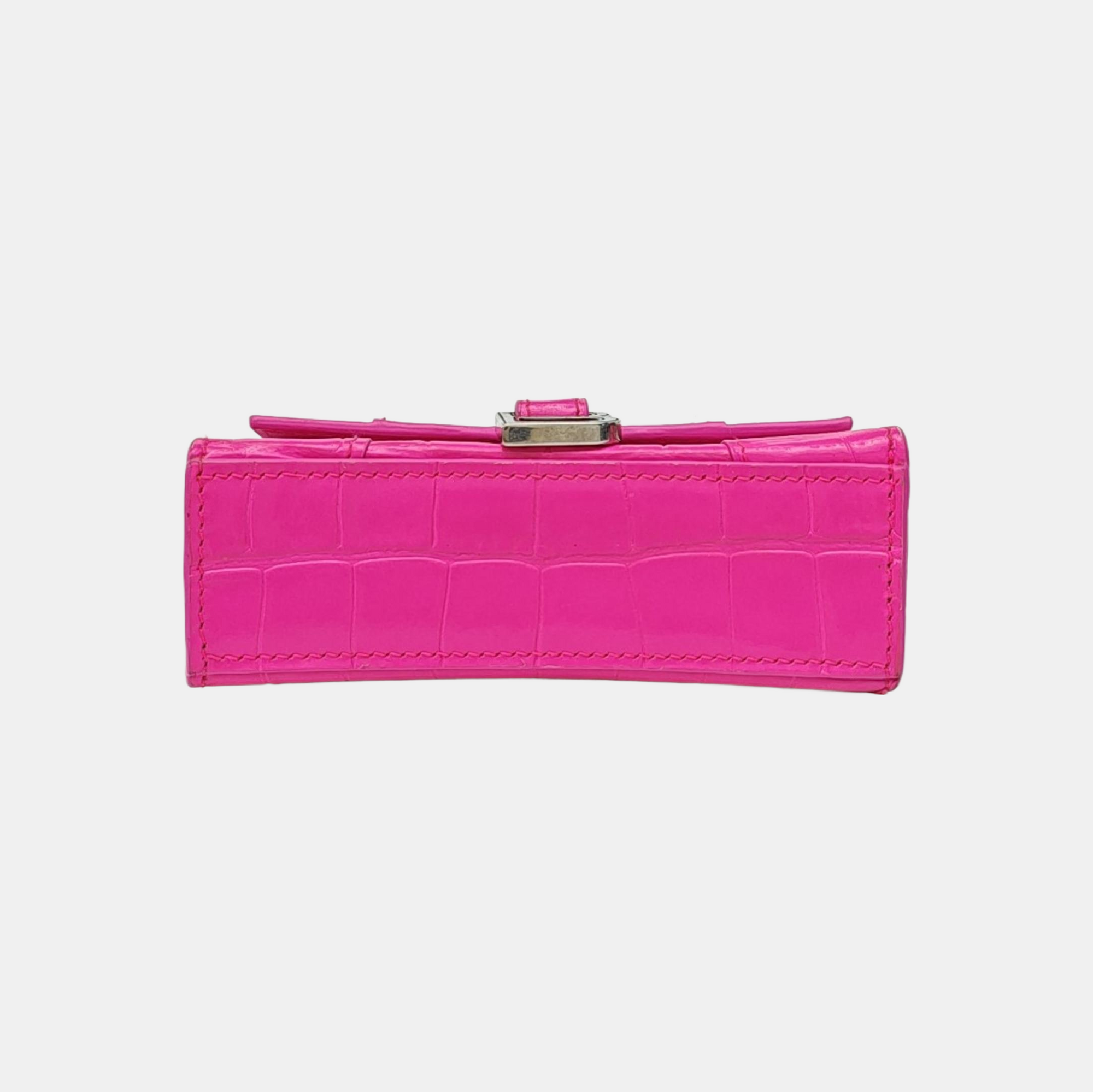 Hourglass Mini Calfskin Red