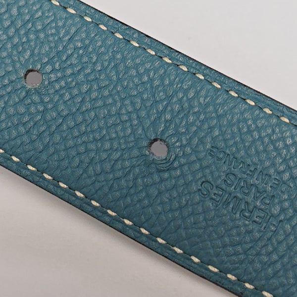 Leather Belt Blue