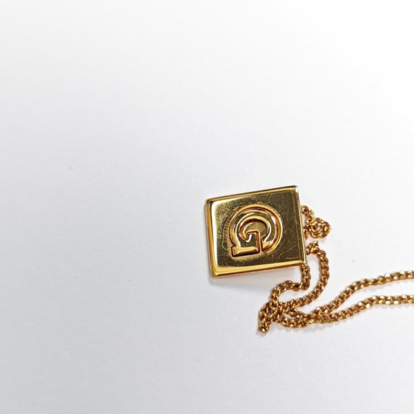 ALPHABET Brass Gold Necklace