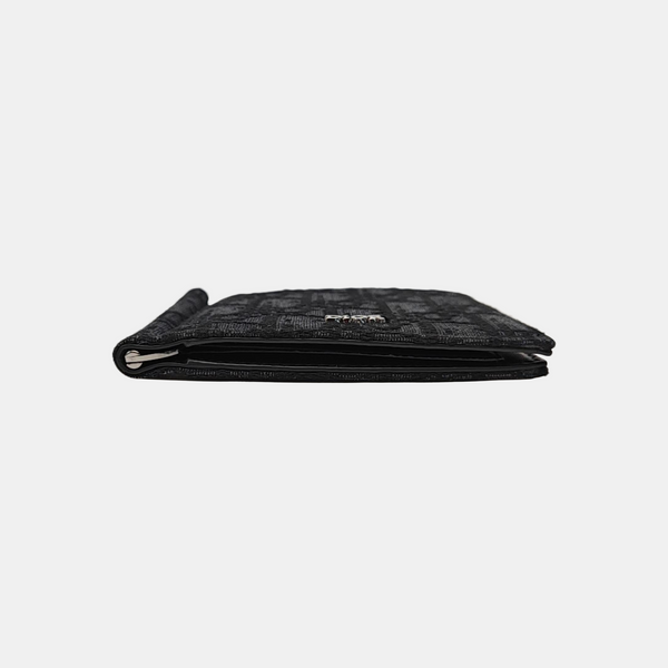 Oblique Canvas Wallet Gray