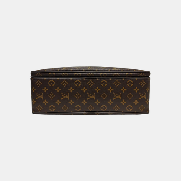 ICARE Monogram Coated Canvas Brown