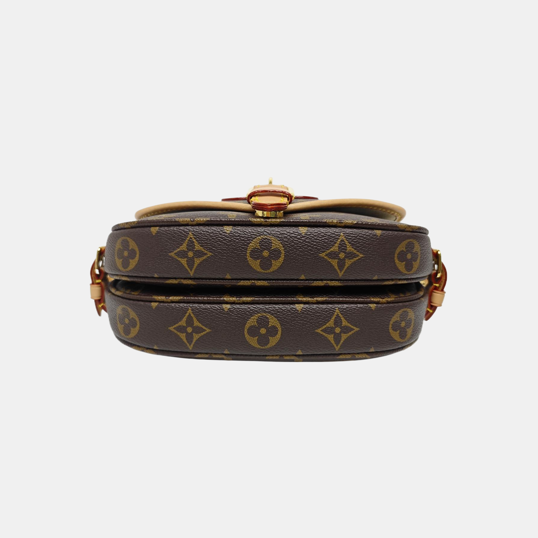 SAUMUR BB Monogram Coated Canvas Brown