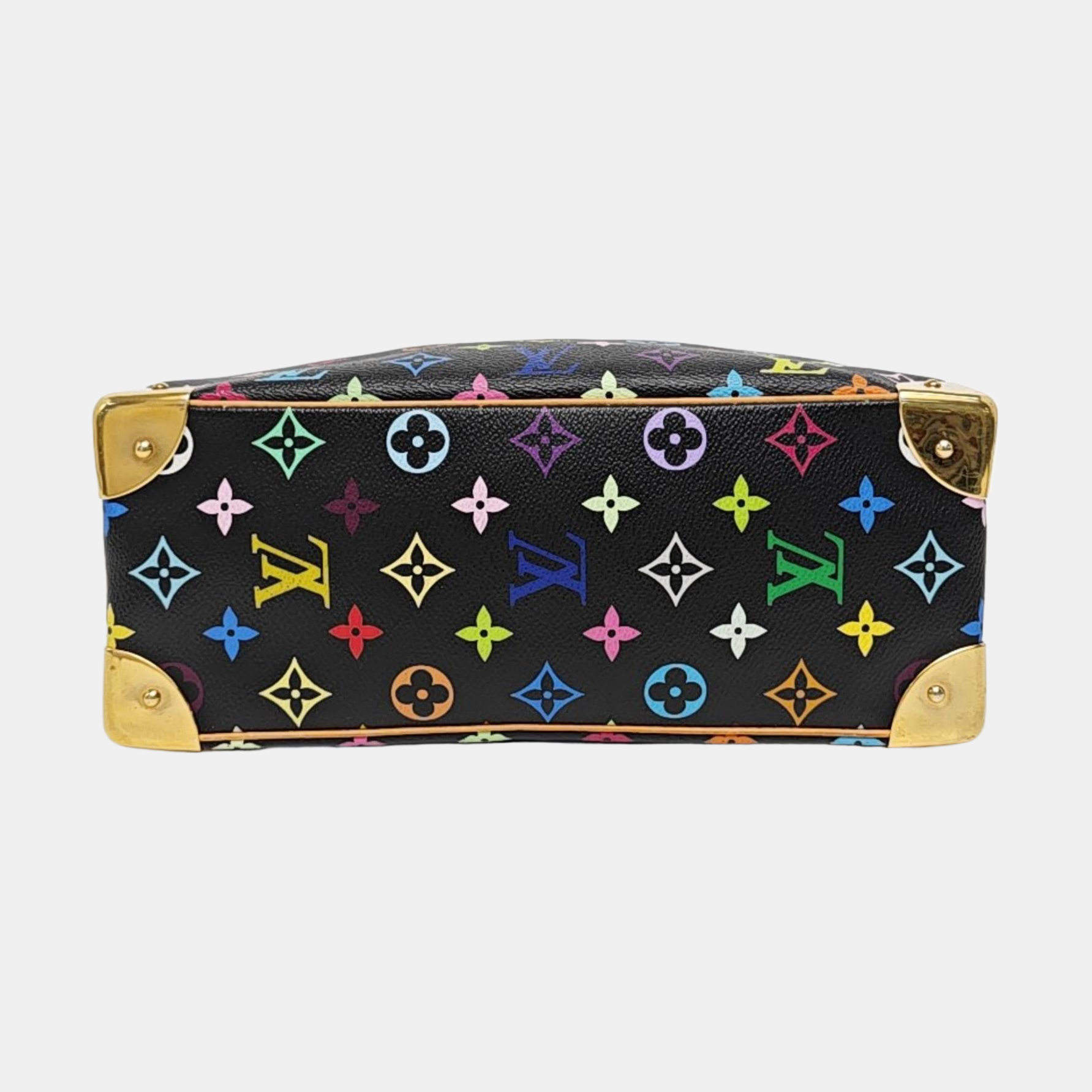 LV × TM Deauville Lona Monogram Revestida Negra