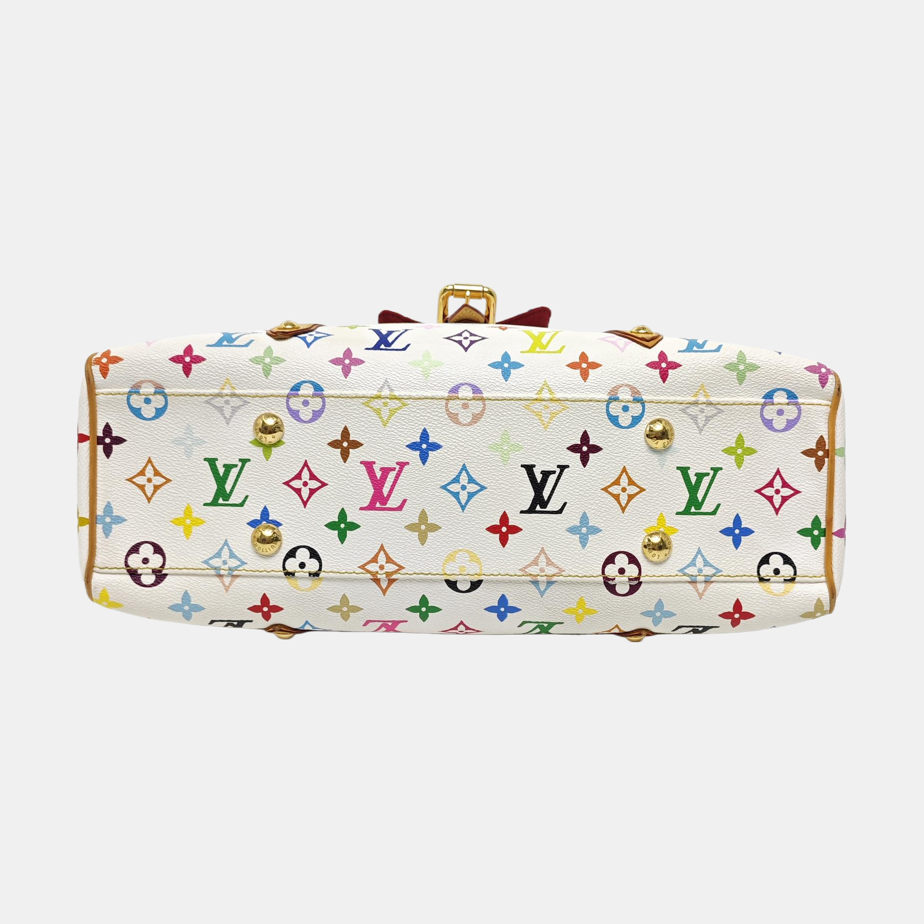 LV × TM AURELIA Monogram Coated Canvas White