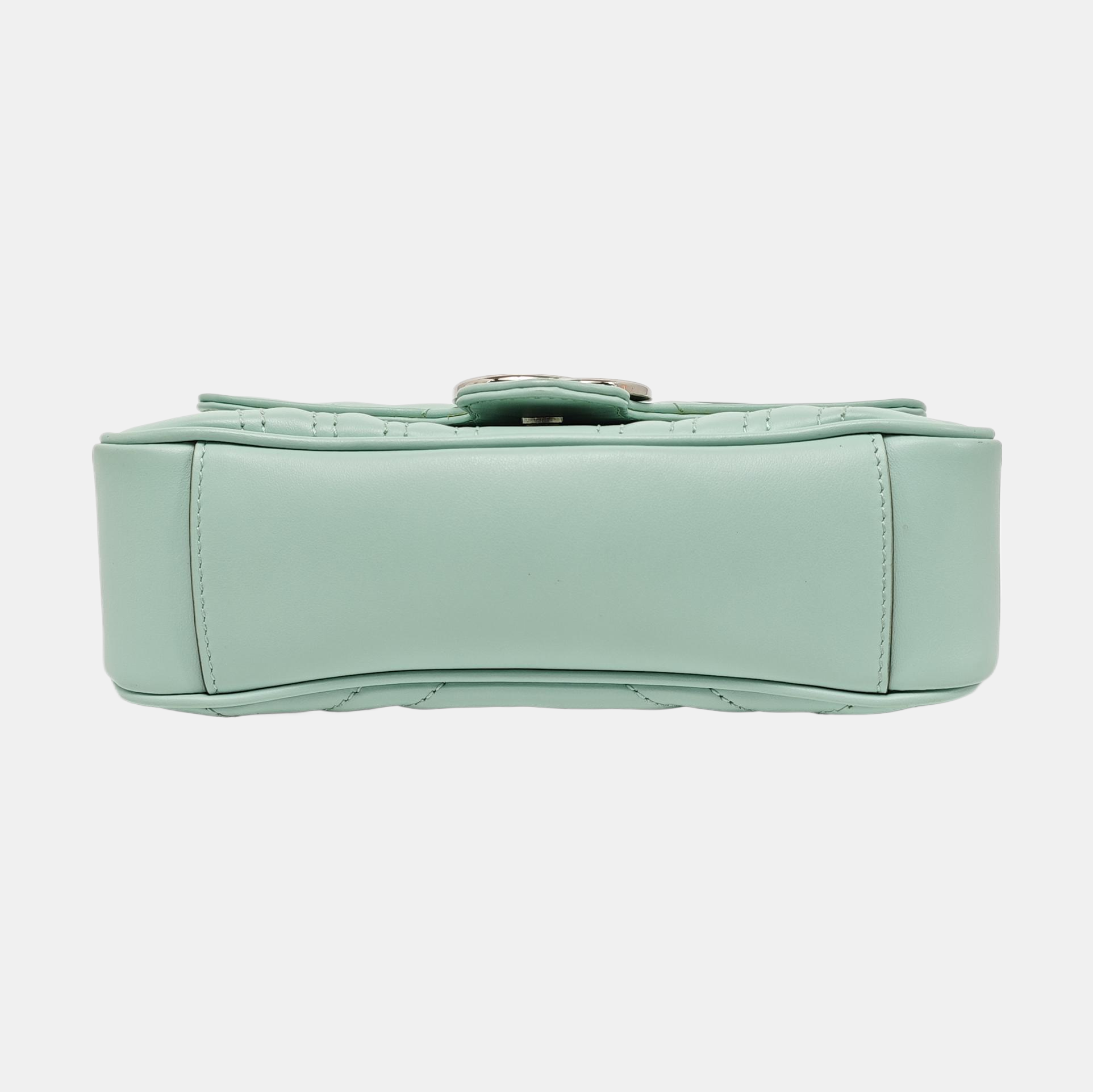 GG Marmont Small Quilted Calfskin Green