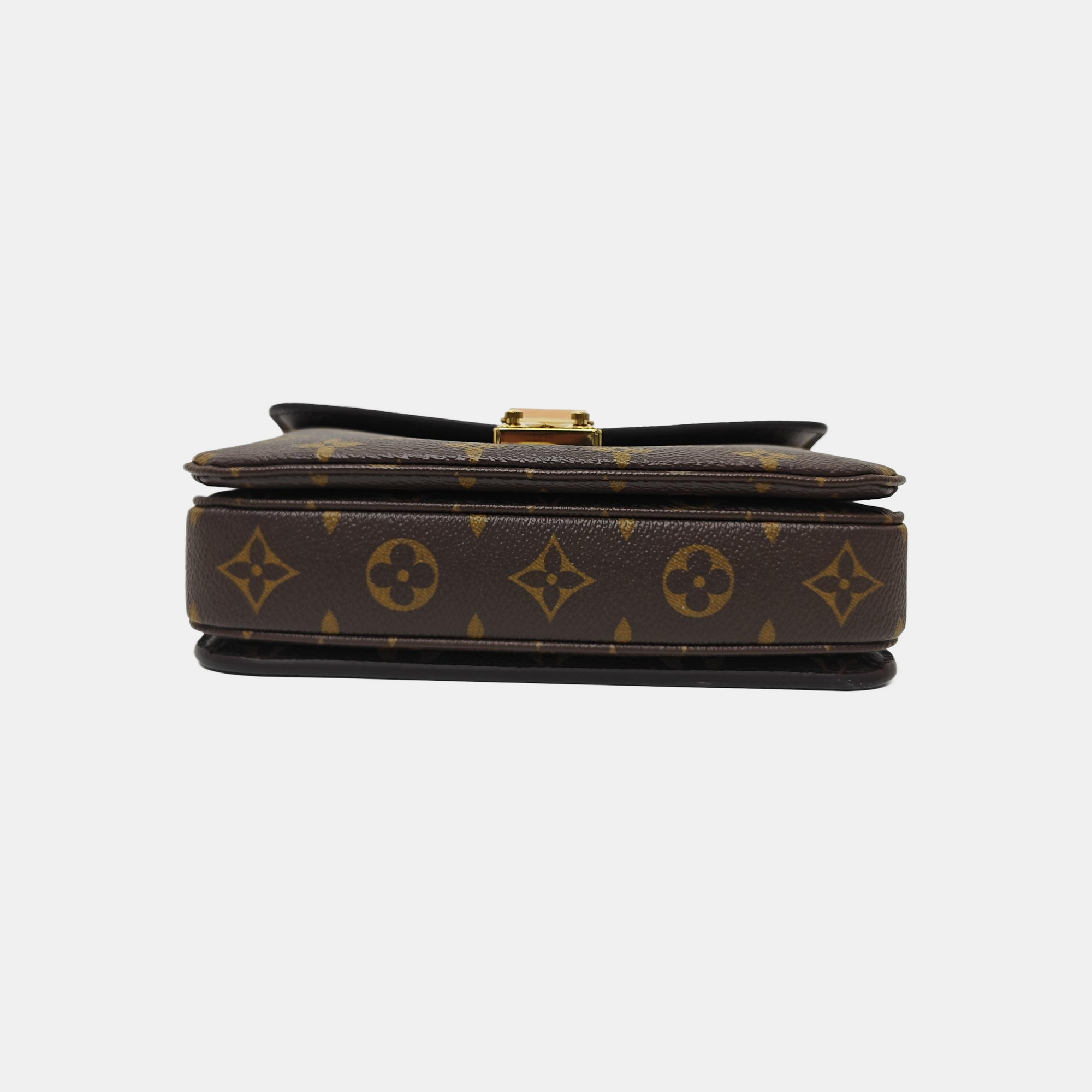 MÉTIS EAST WEST Monogram Coated Canvas Brown