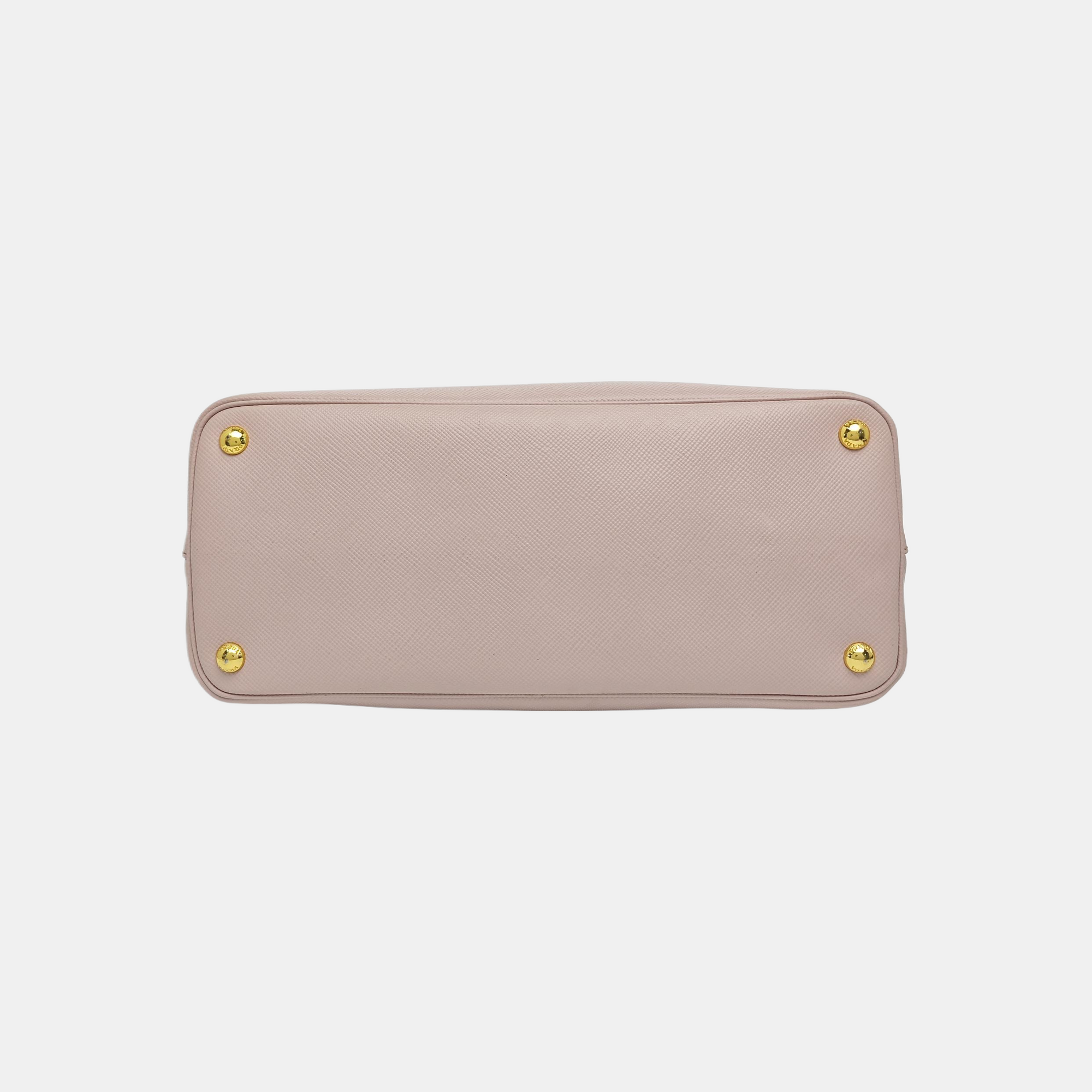 Double Medium Saffiano Calfskin Pink