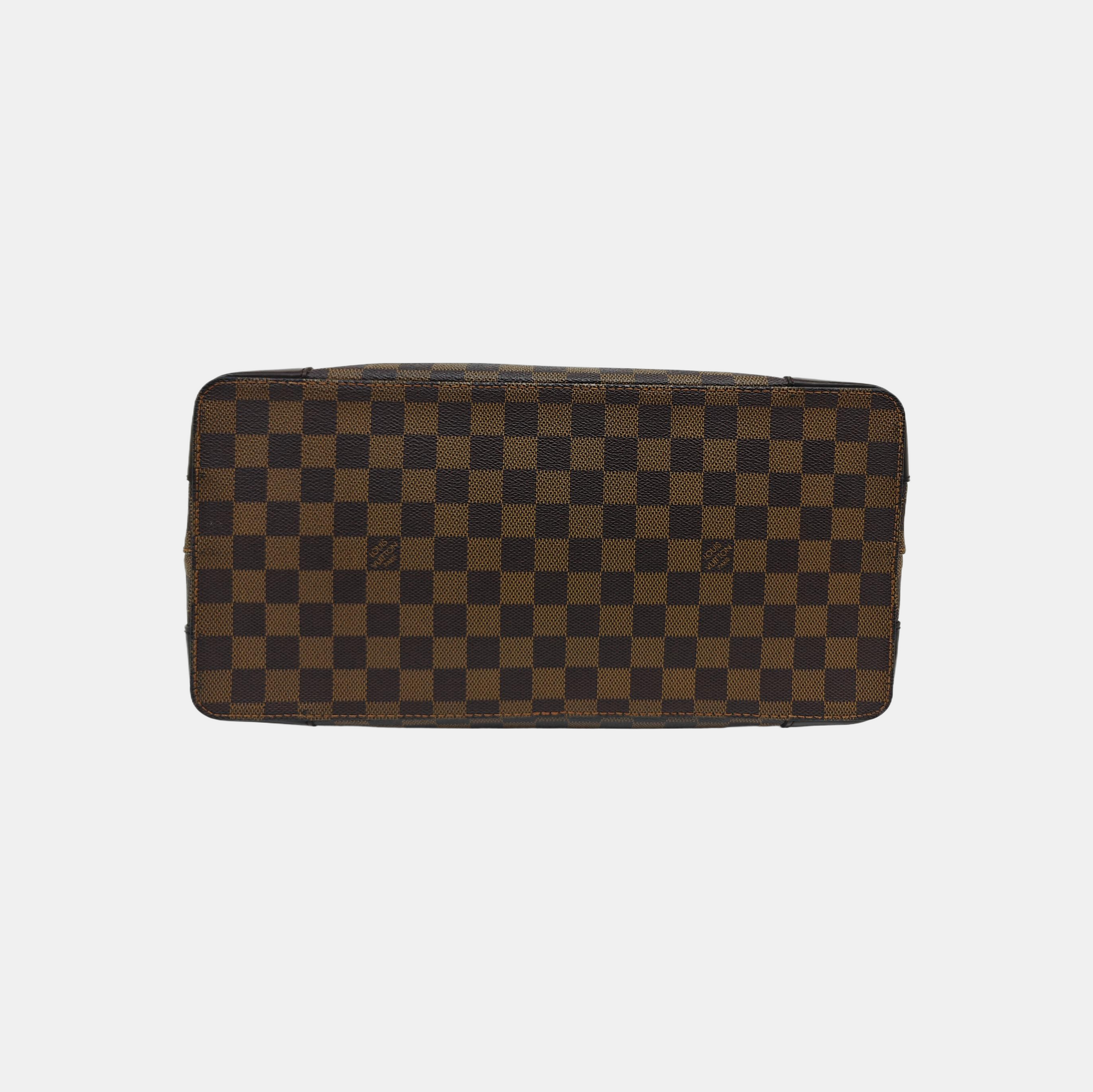 HAMPSTEAD MM Damier Ebene Coated Canvas Brown