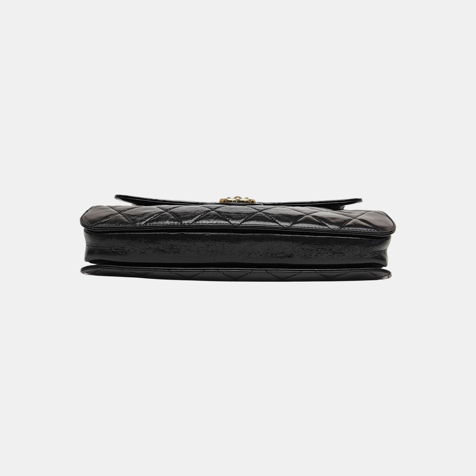 PREFECT EDGE Quilted Calfskin Black