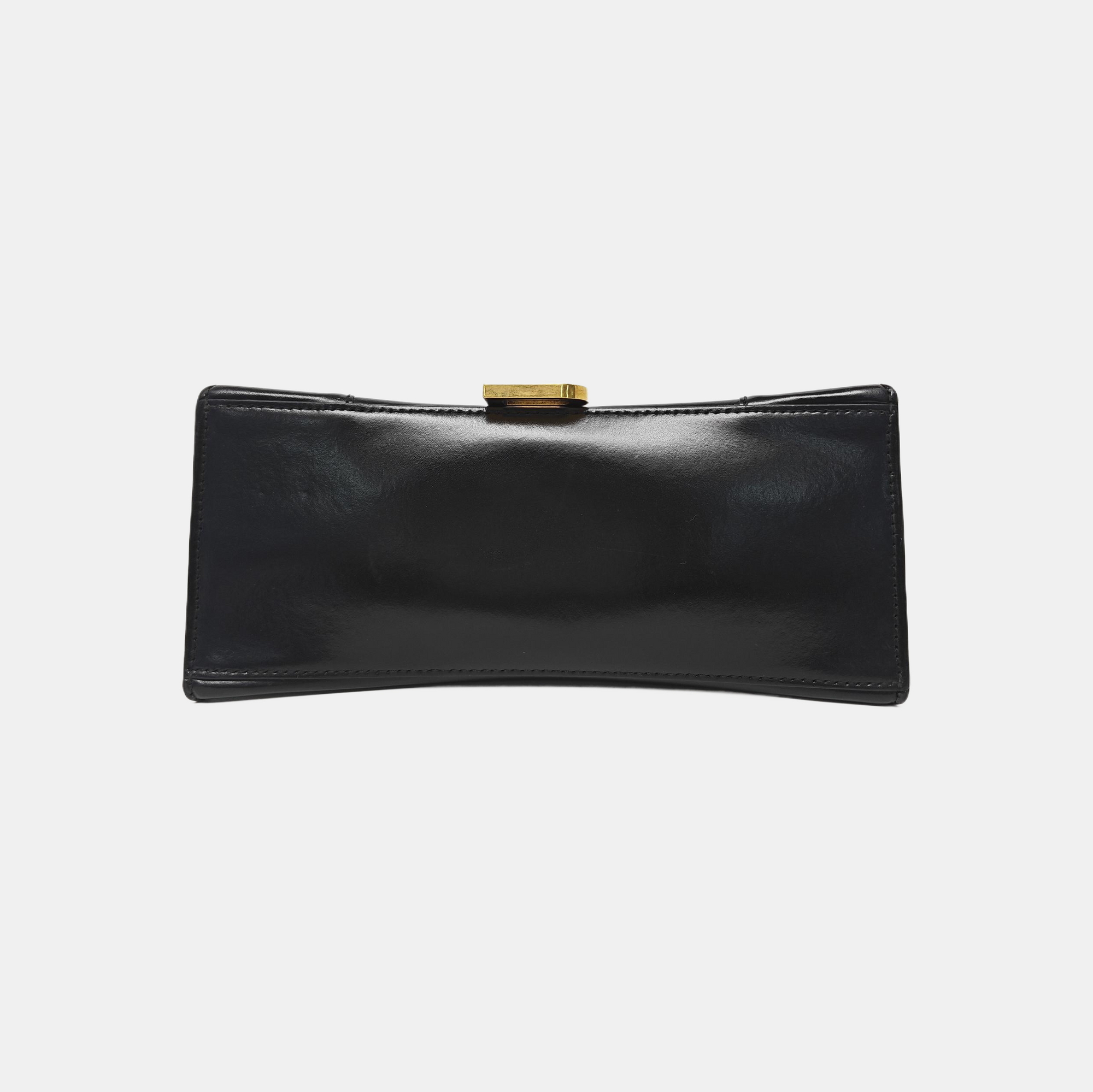 Hourglass S Calfskin Black