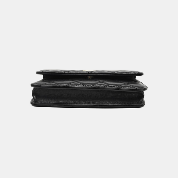 WOC Quilted Calfskin Black