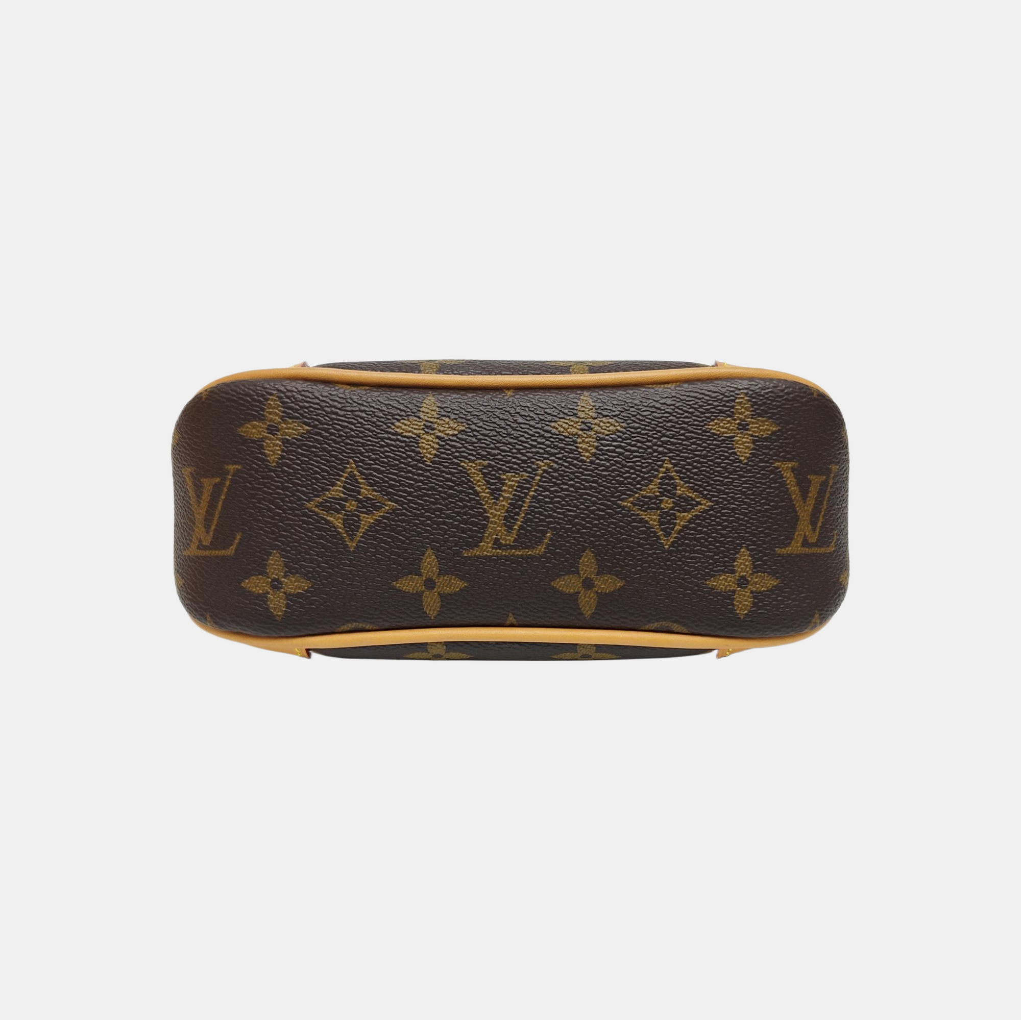 BOULOGNE Nano Monogram Coated Canvas Brown