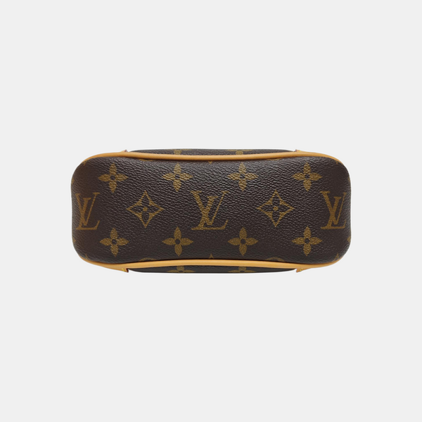 BOULOGNE Nano Monogram Coated Canvas Brown